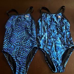 Bundle of 2 TYR suits, size 24